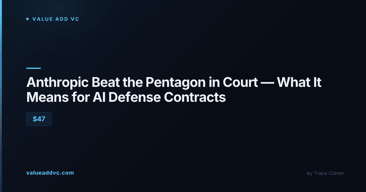 Anthropic Pentagon Ruling 2026: What the Court Win Means for AI Defense Contracts