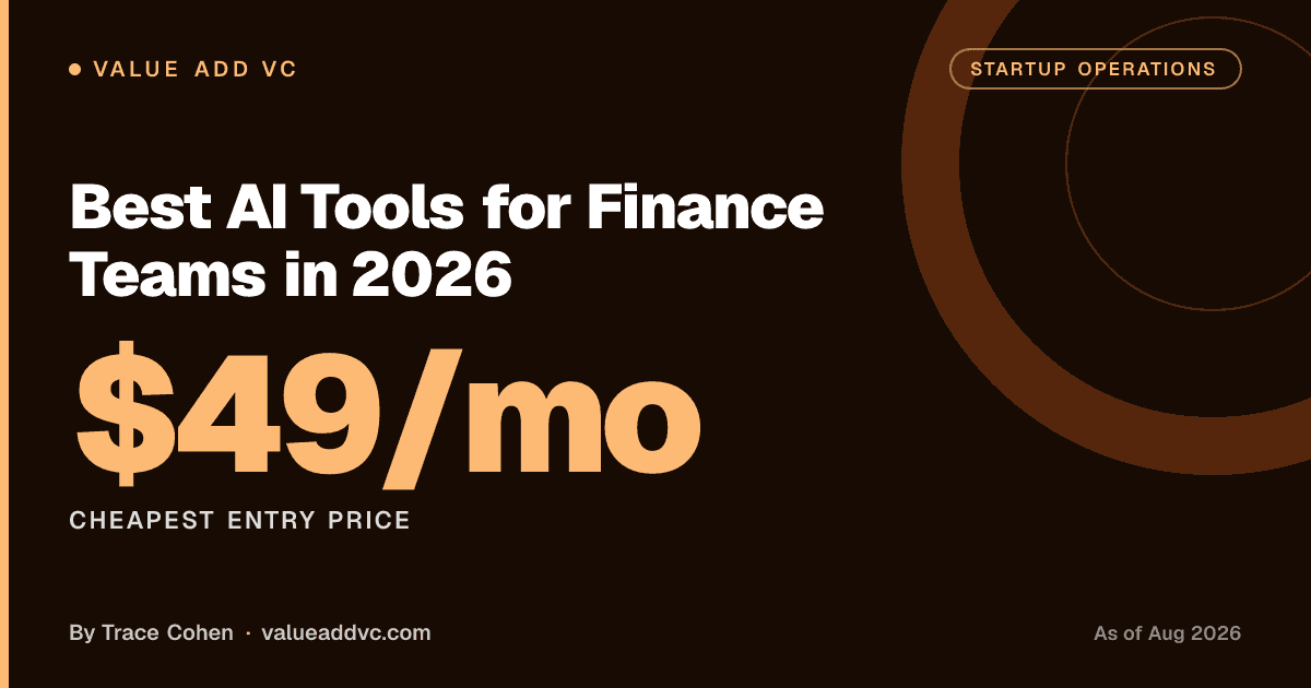 Best AI Finance Tools 2026