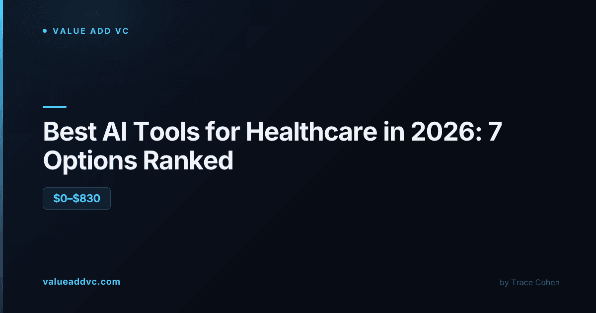 Best AI tools for healthcare in 2026, ranked by pricing and compliance
