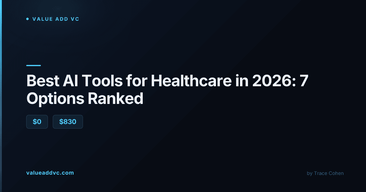 Best AI tools for healthcare in 2026, ranked by pricing and compliance