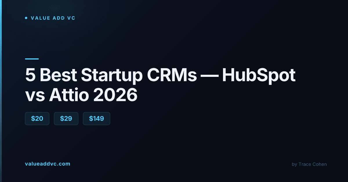 Best CRM for Startups 2026