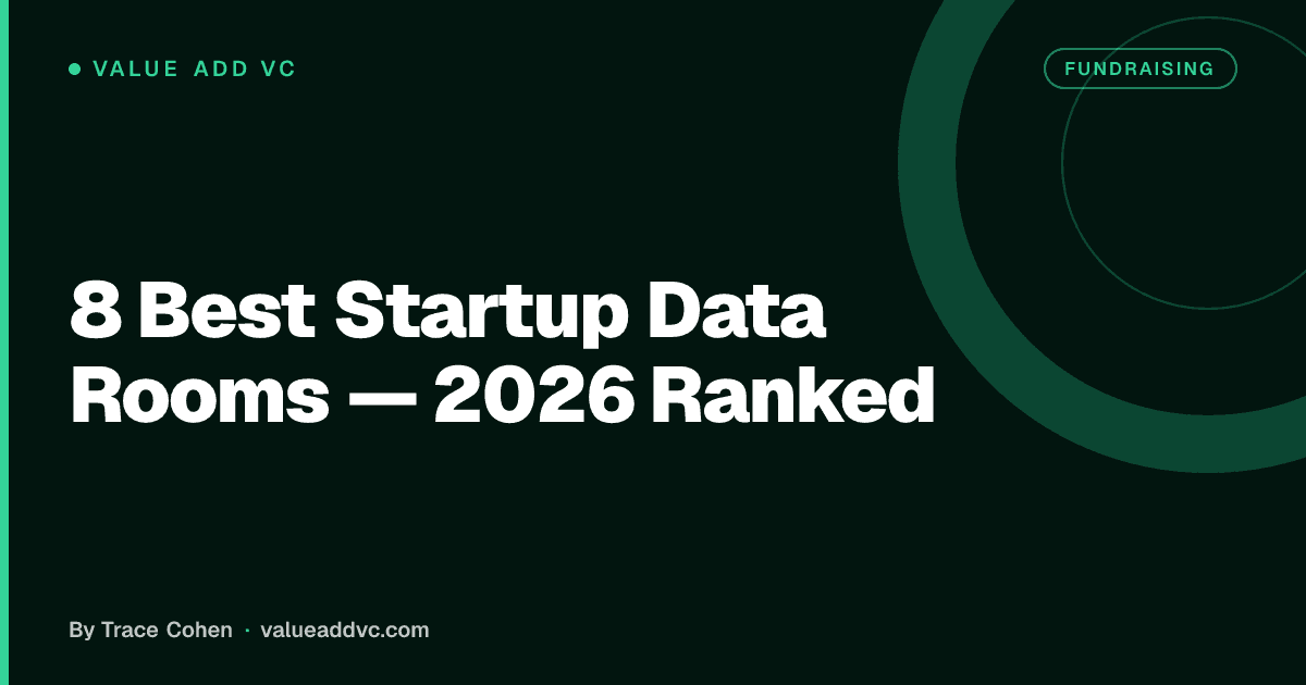 Best Data Rooms for Startups