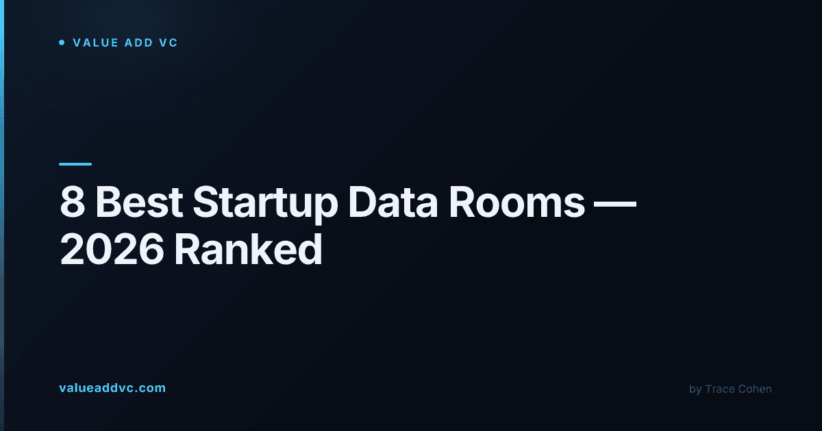 Best Data Rooms for Startups