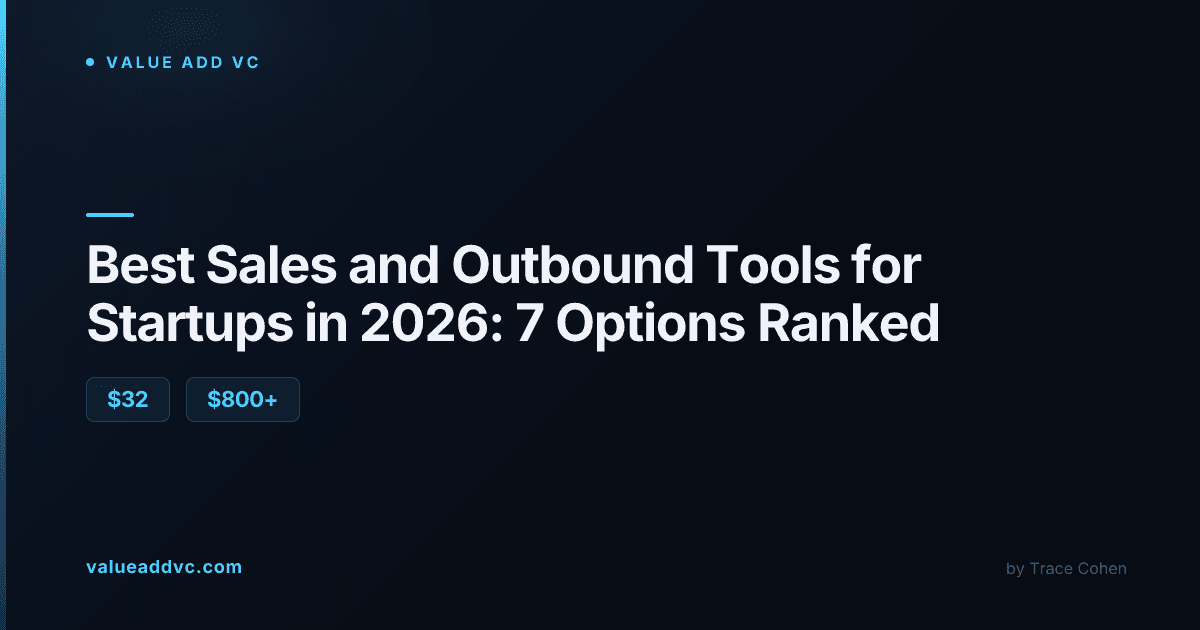 Best sales and outbound tools for startups in 2026, ranked