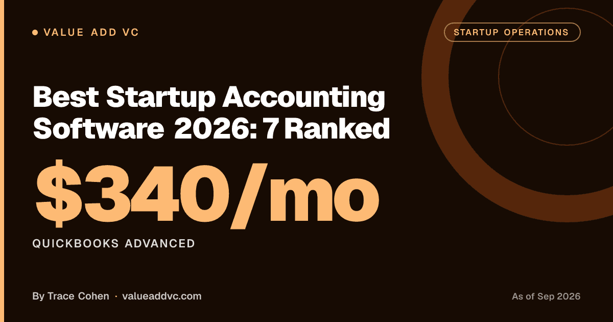 Best Startup Accounting Software
