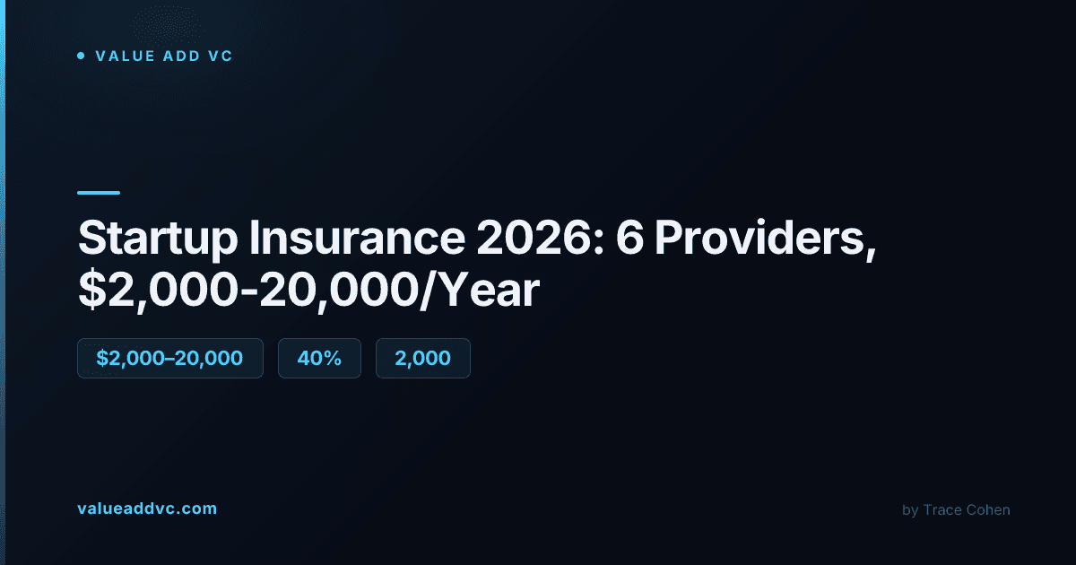 Ranked comparison of startup insurance providers in 2026