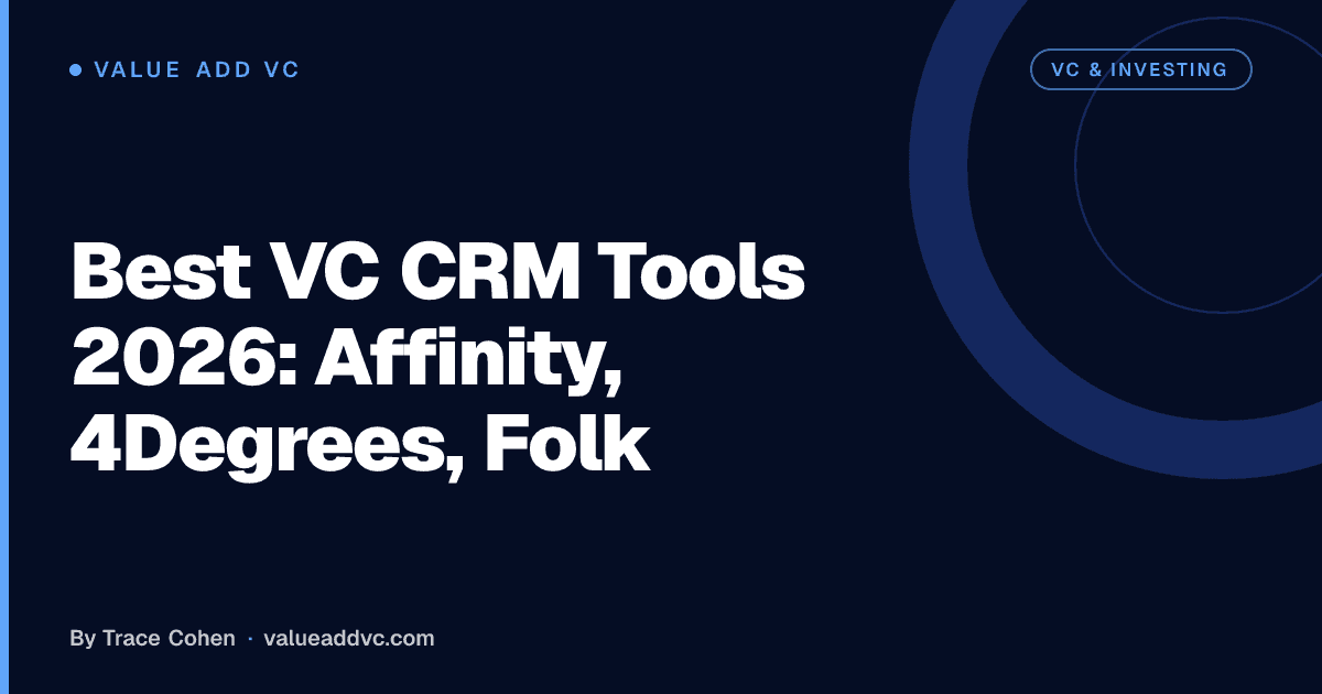 Best VC CRM Tools 2026