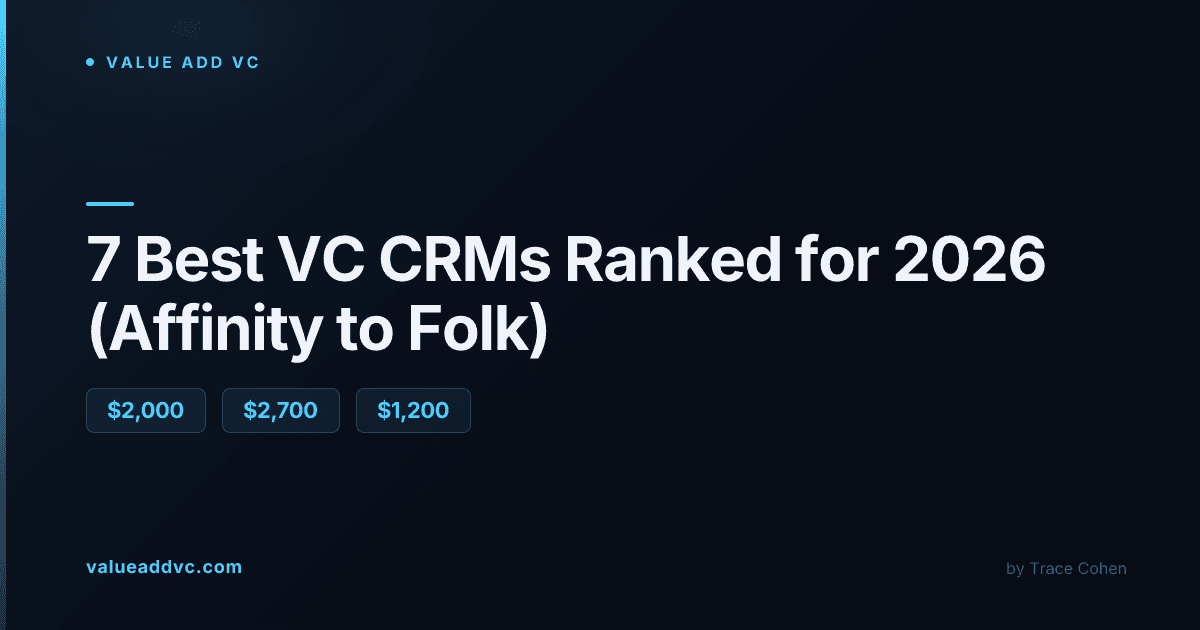 Best VC CRM Tools 2026