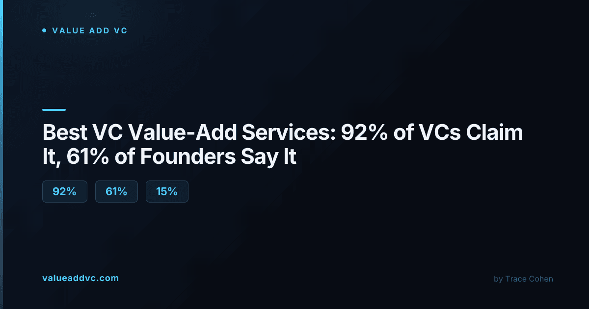 Startup founders and investors in a meeting discussing venture support services