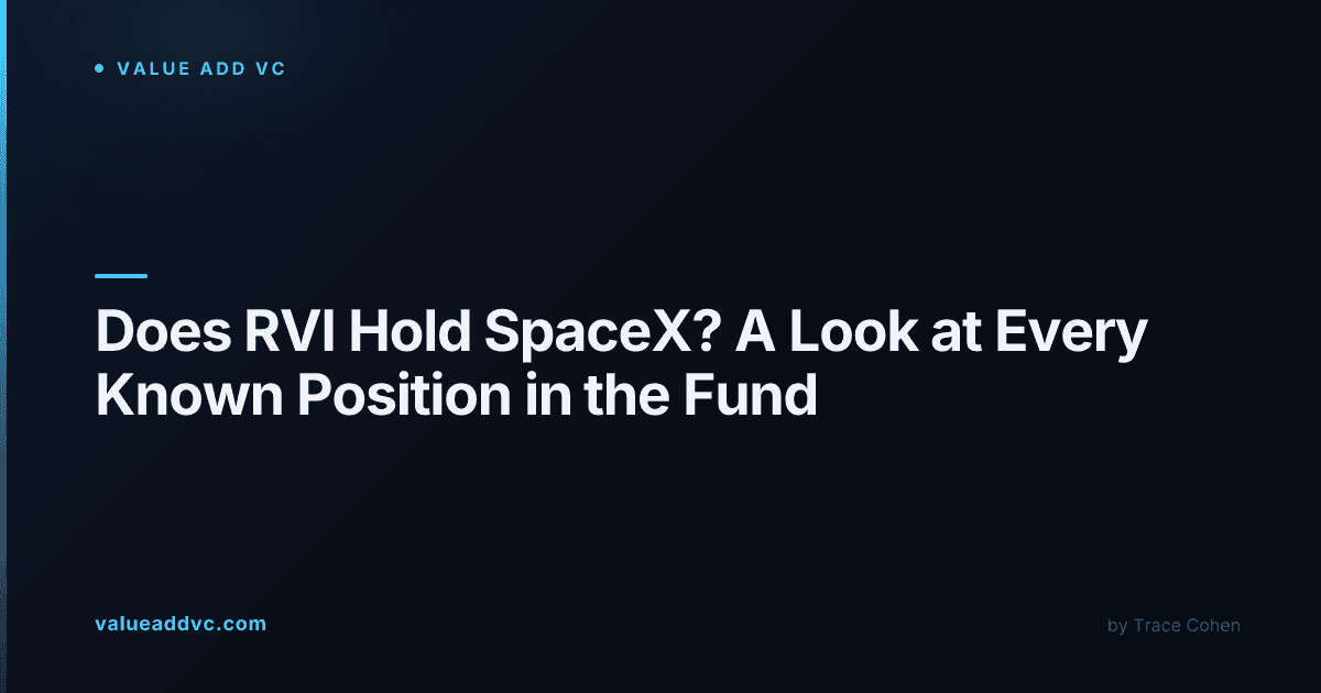 Rocket launch at night, representing SpaceX and the private aerospace market RVI does not hold