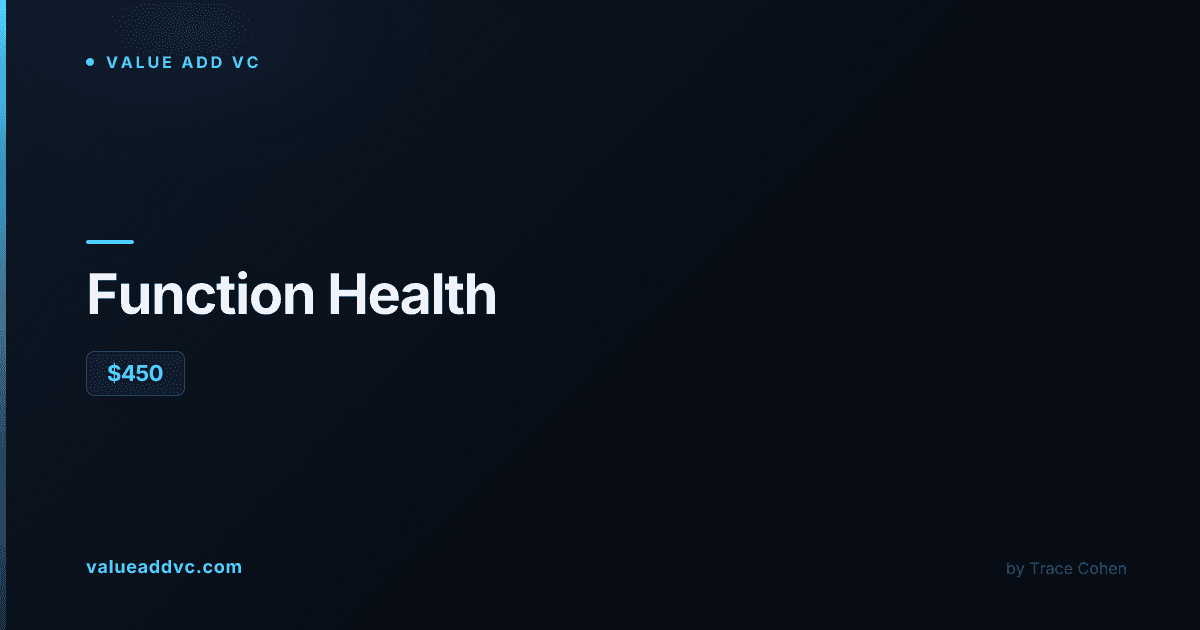 Function Health's $450M financing from General Catalyst and why its $2.5B valuation didn't change