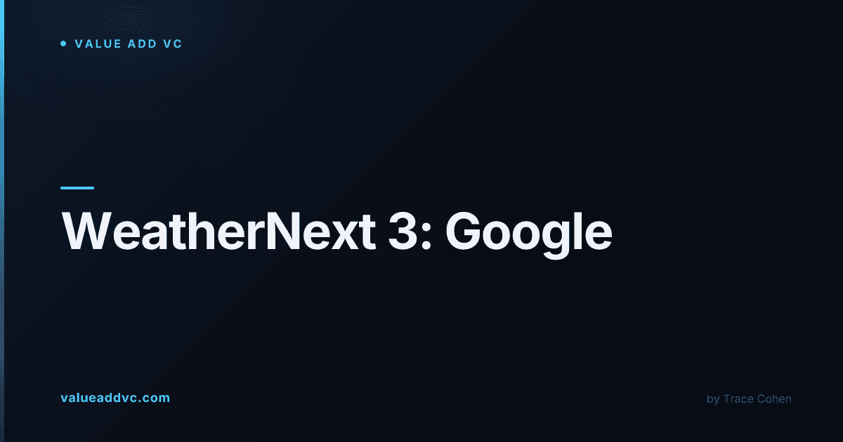 Satellite data visualization representing Google DeepMind's WeatherNext 3 AI weather model