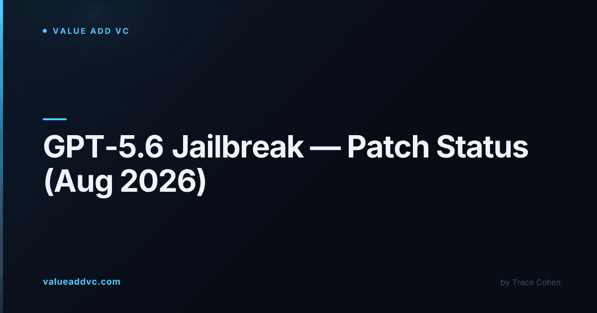 GPT-5.6 jailbreak patch status: what OpenAI fixed and what remains open