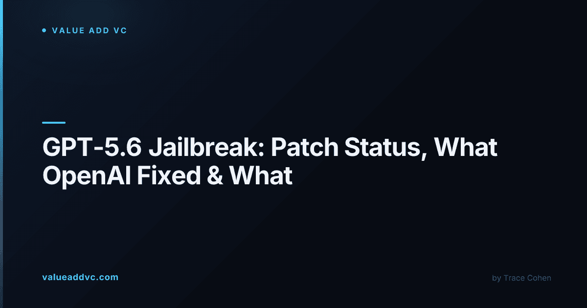 GPT-5.6 jailbreak patch status: what OpenAI fixed and what remains open
