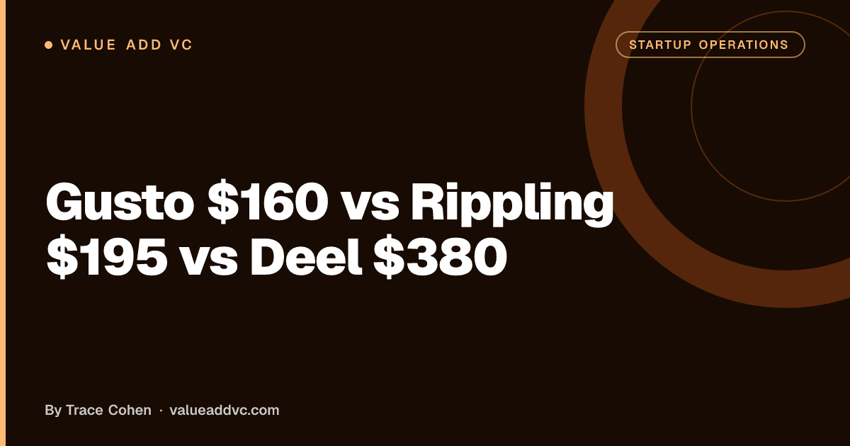 Gusto vs Rippling vs Deel