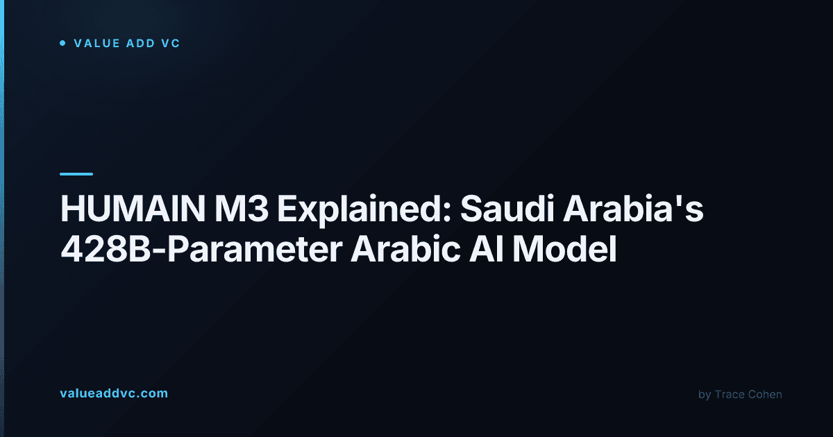 HUMAIN M3 explained: Saudi Arabia's 428B-parameter Arabic AI model