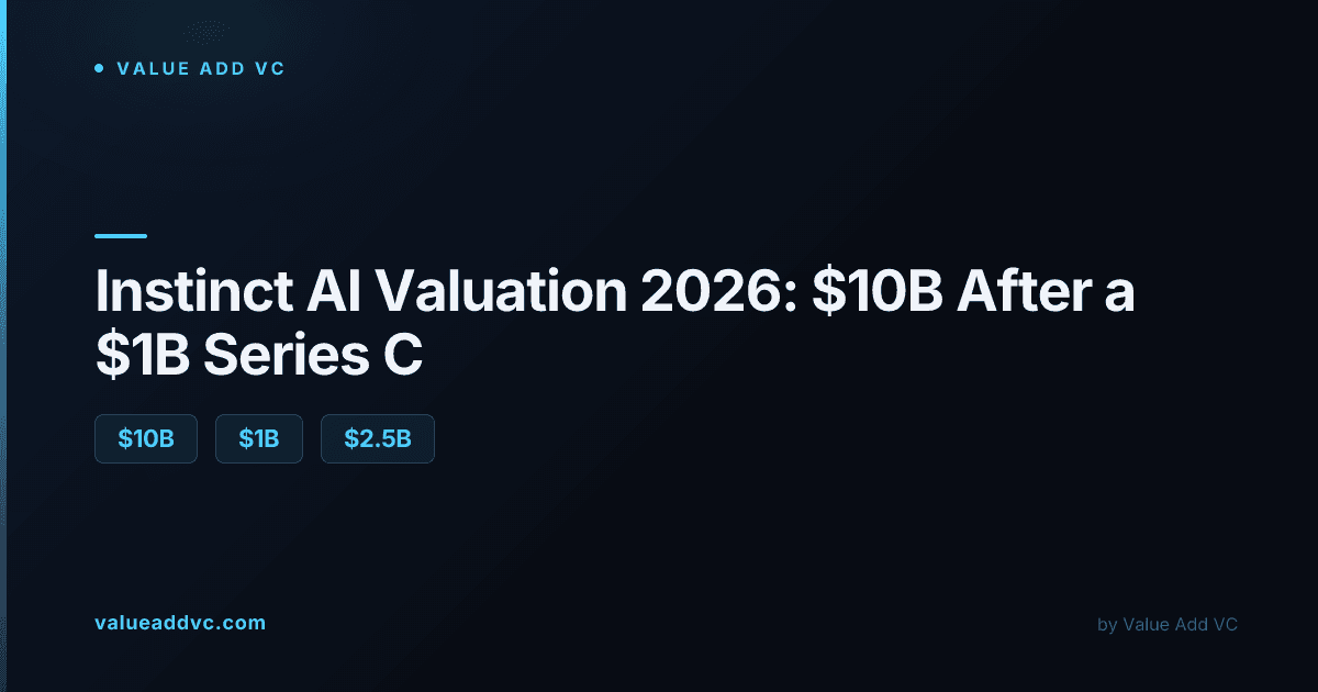 Instinct AI valuation 2026 $1B Series C $10B