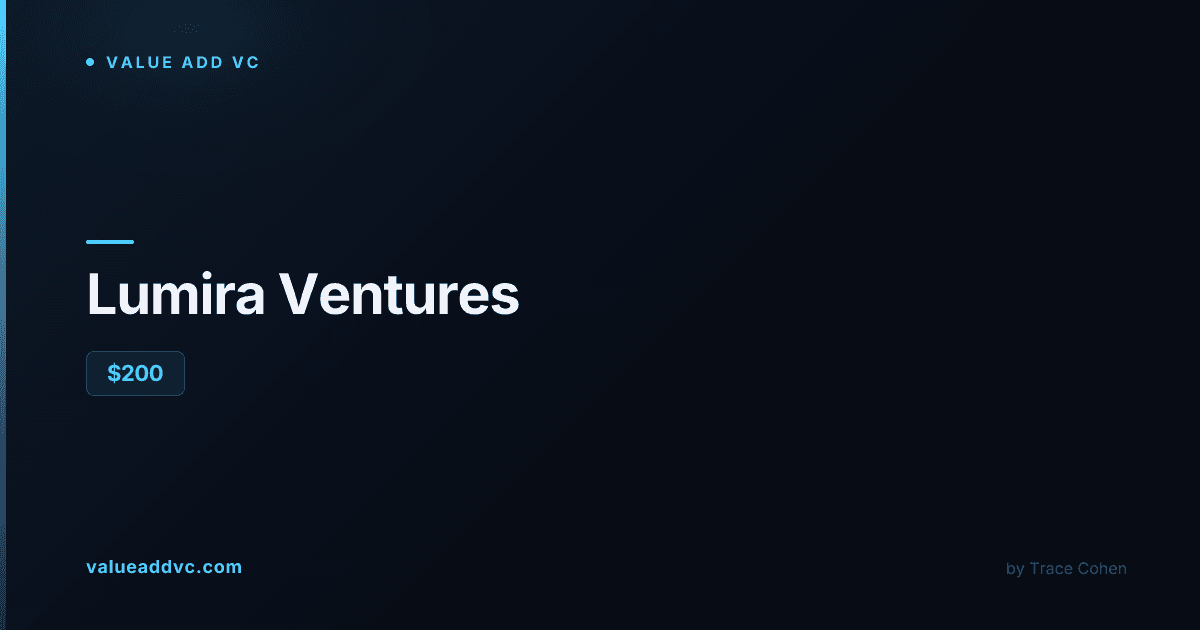 Lumira Ventures Fund V data visualization