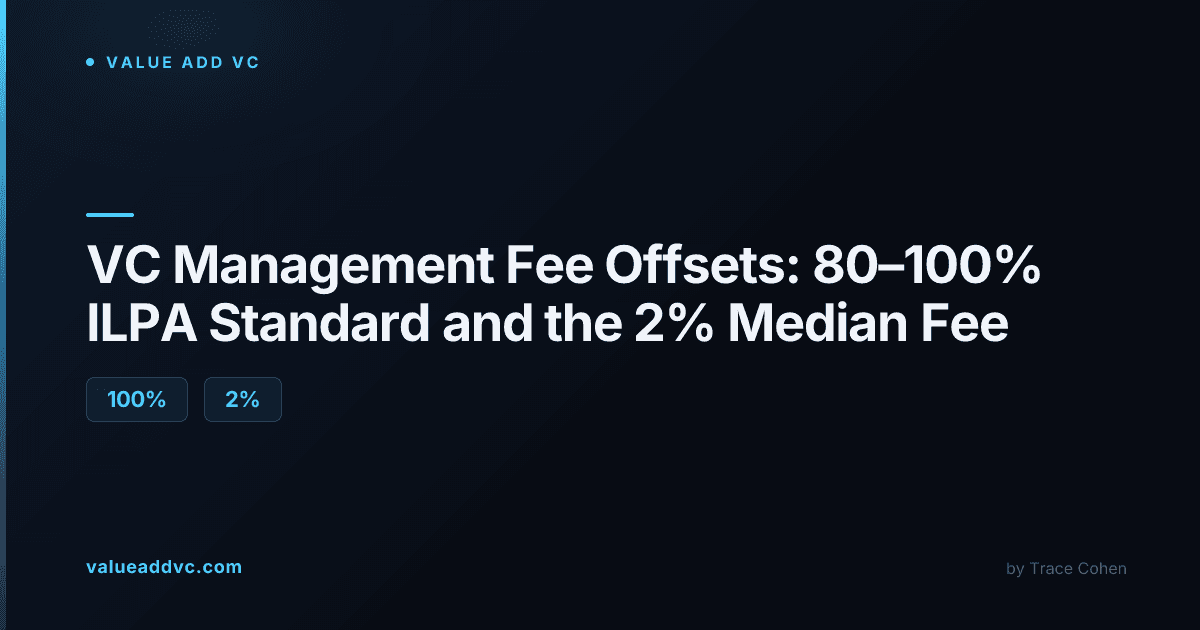 Financial contracts and documents representing venture capital limited partnership agreement fee terms