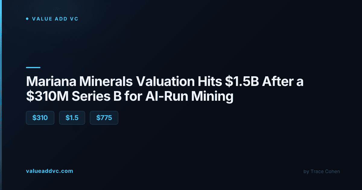Autonomous mining equipment representing Mariana Minerals' AI-run copper operations