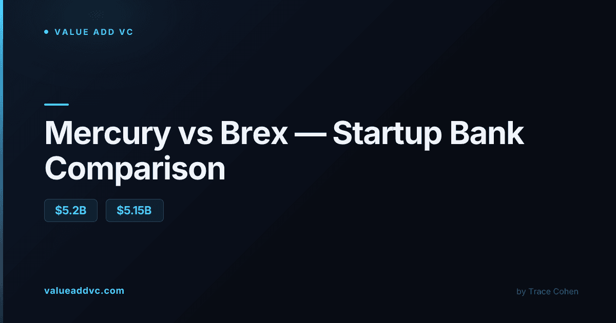 Mercury vs Brex startup banking comparison