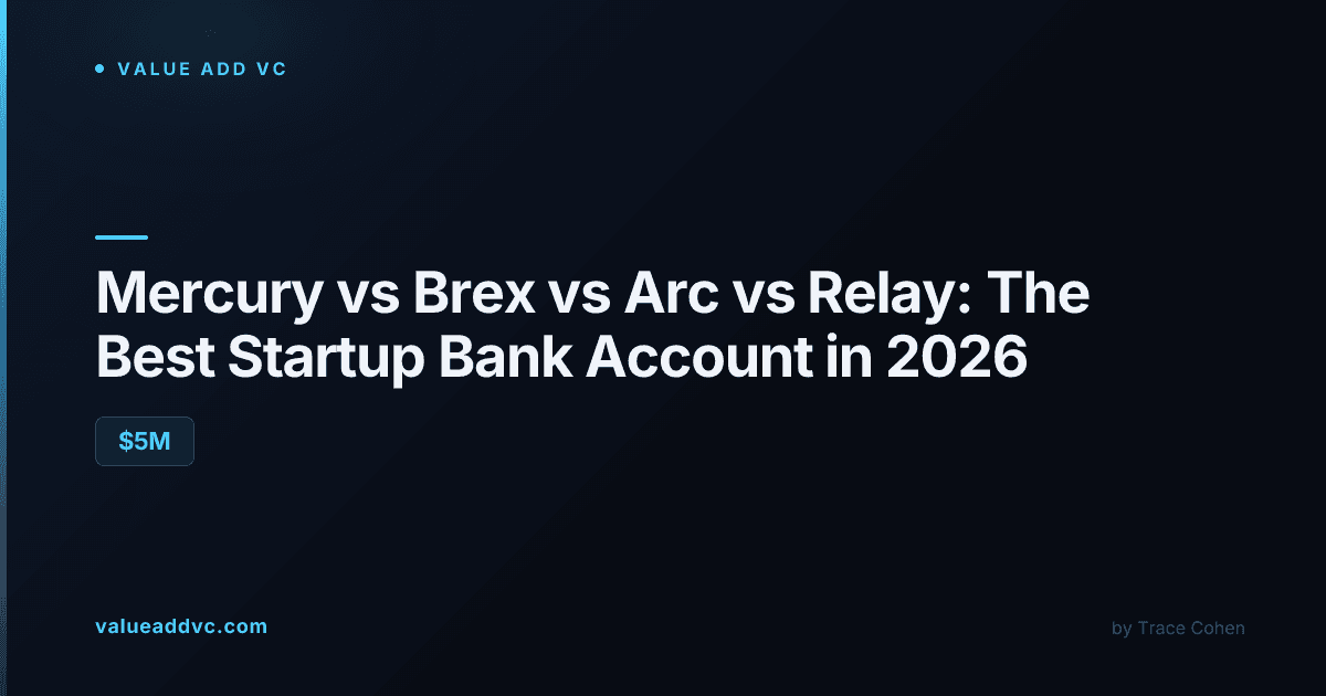 The Best Startup Banks in 2026: Mercury, Brex, Meow, Rho, Arc, and Relay Ranked