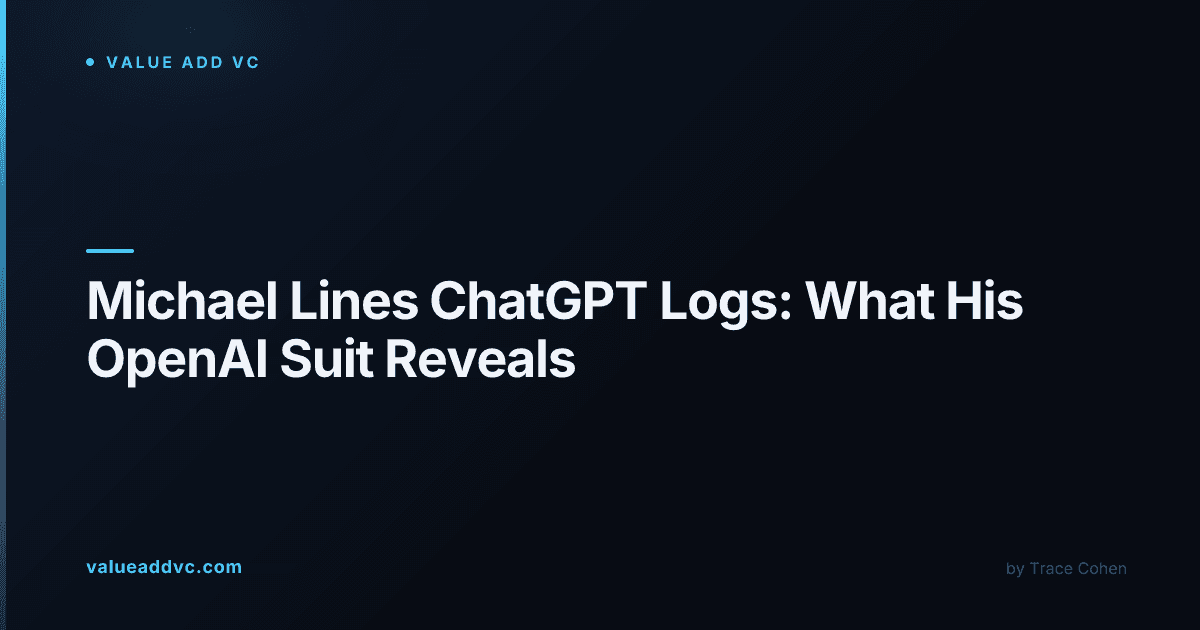 Michael Lines ChatGPT logs lawsuit against OpenAI