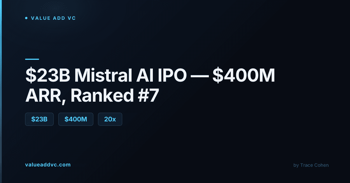 Mistral AI IPO: valuation, ARR, and how it ranks among AI IPO contenders