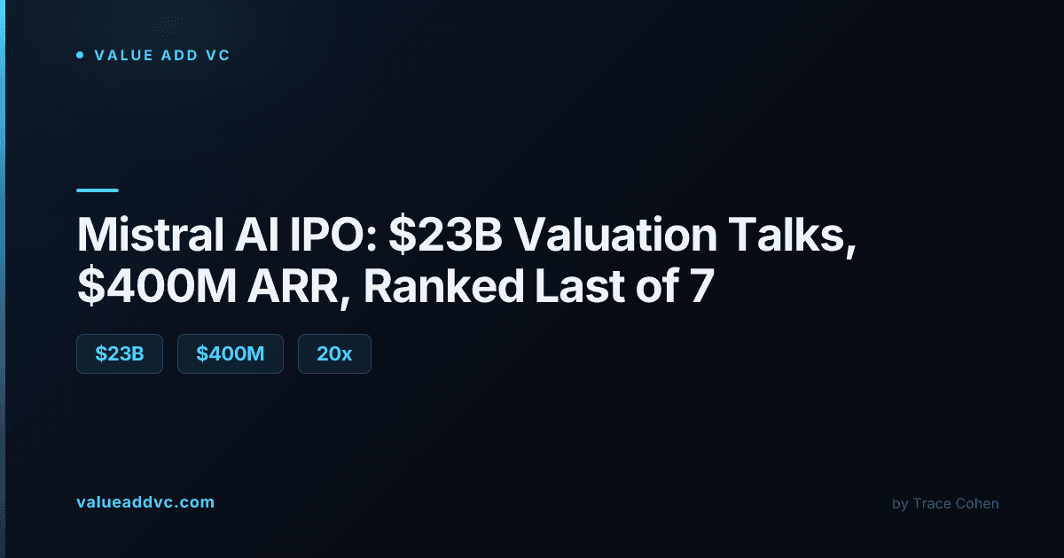 Mistral AI IPO: valuation, ARR, and how it ranks among AI IPO contenders