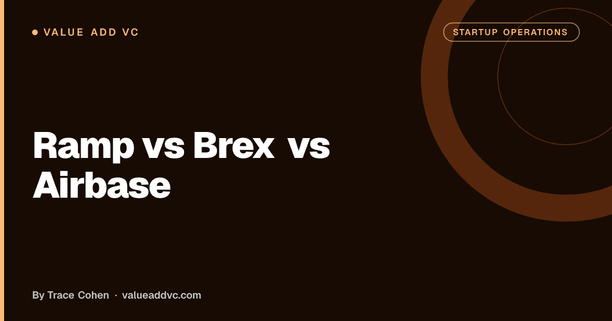 Ramp vs Brex vs Airbase