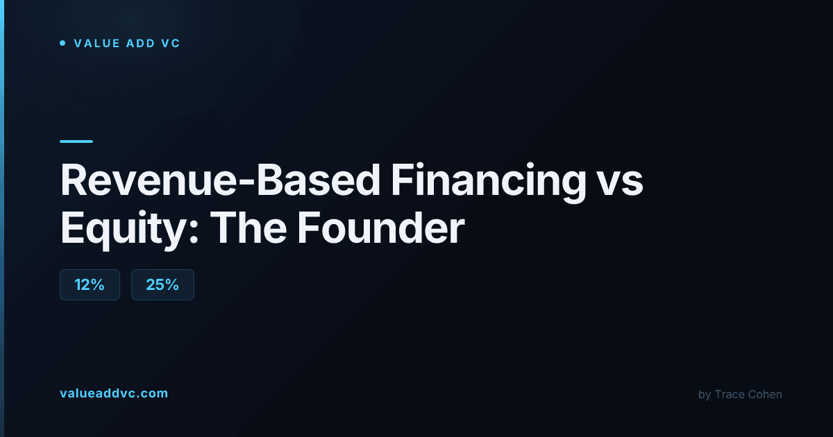 Revenue-Based Financing vs Equity: The Founder's Decision Framework