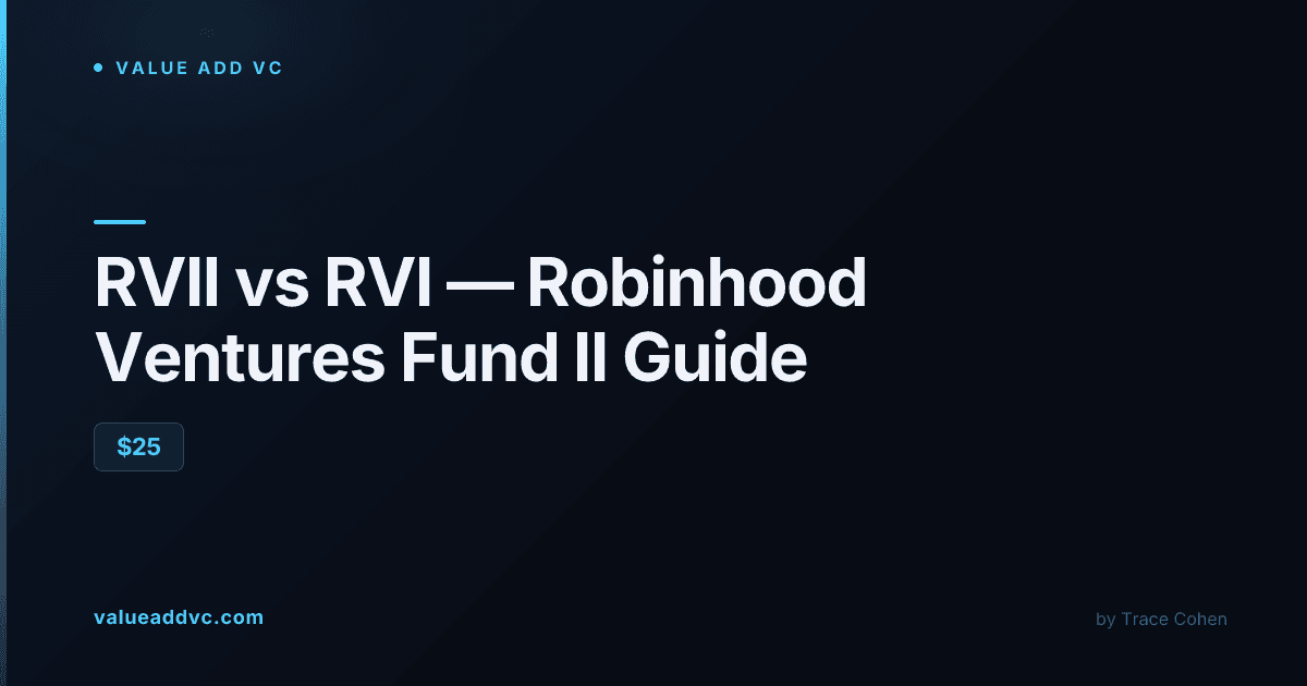 Stock exchange trading floor imagery representing Robinhood Ventures Fund II's NYSE listing
