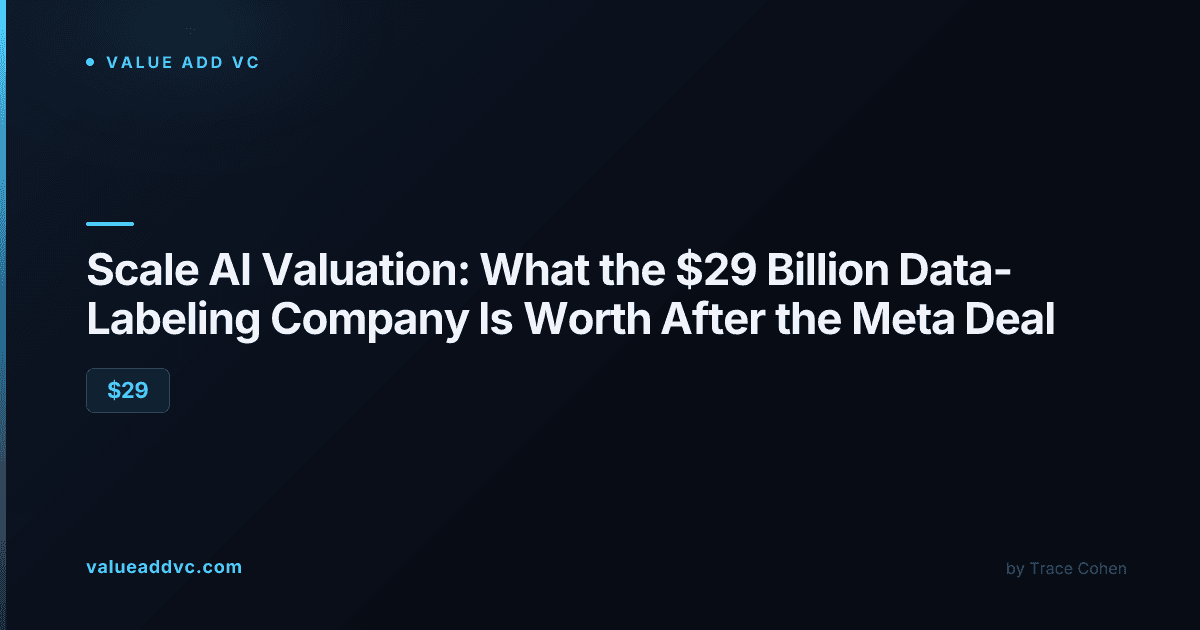 Scale AI Valuation: What the $29 Billion Data-Labeling Company Is Worth After the Meta Deal