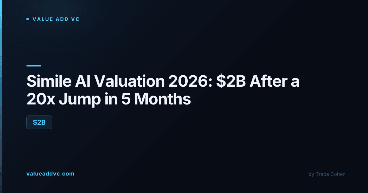 Simile AI valuation 2026: $2B after a 20x jump in 5 months