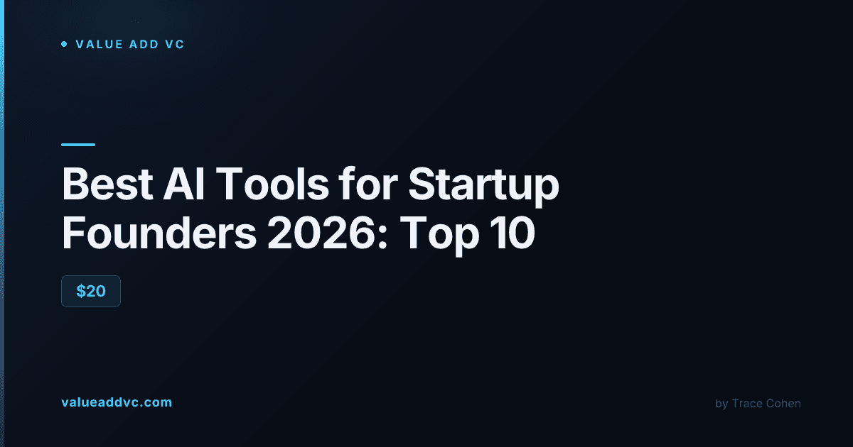 Top 10 AI Tools for Startup Founders in 2026