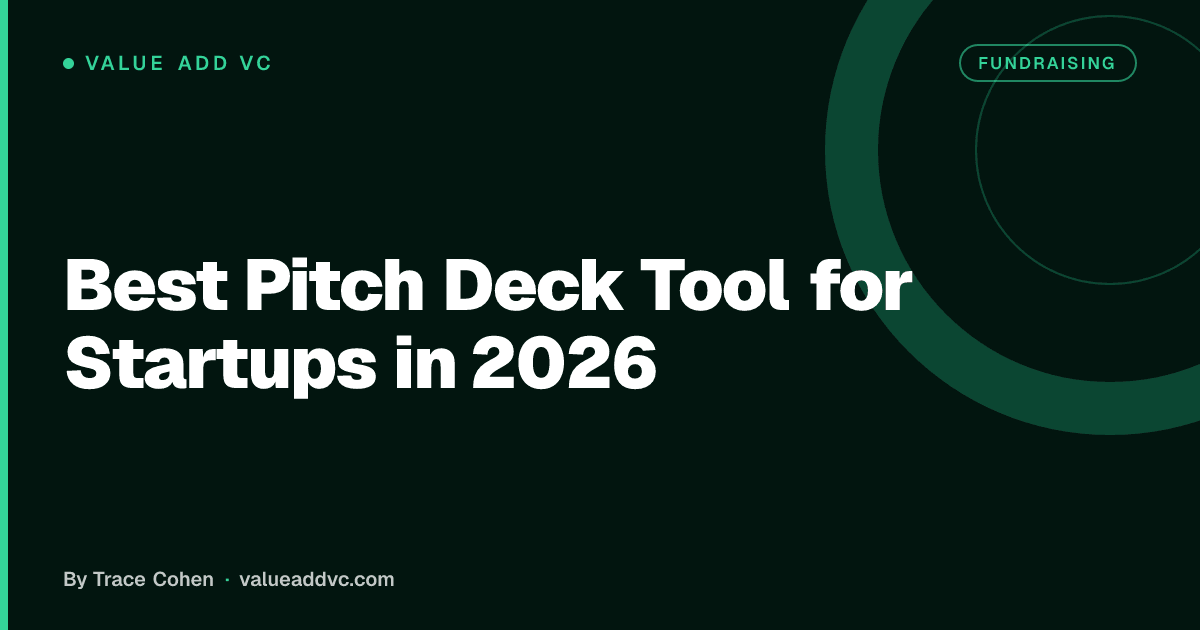 Best Pitch Deck Tools 2026