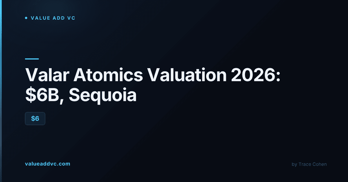 Valar Atomics valuation 2026: $6B after Sequoia's $1B Series B in factory-built nuclear reactors
