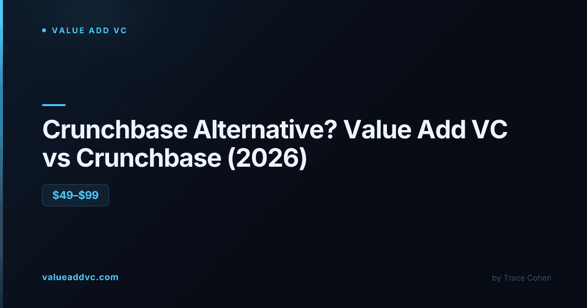 Value Add VC vs Crunchbase comparison