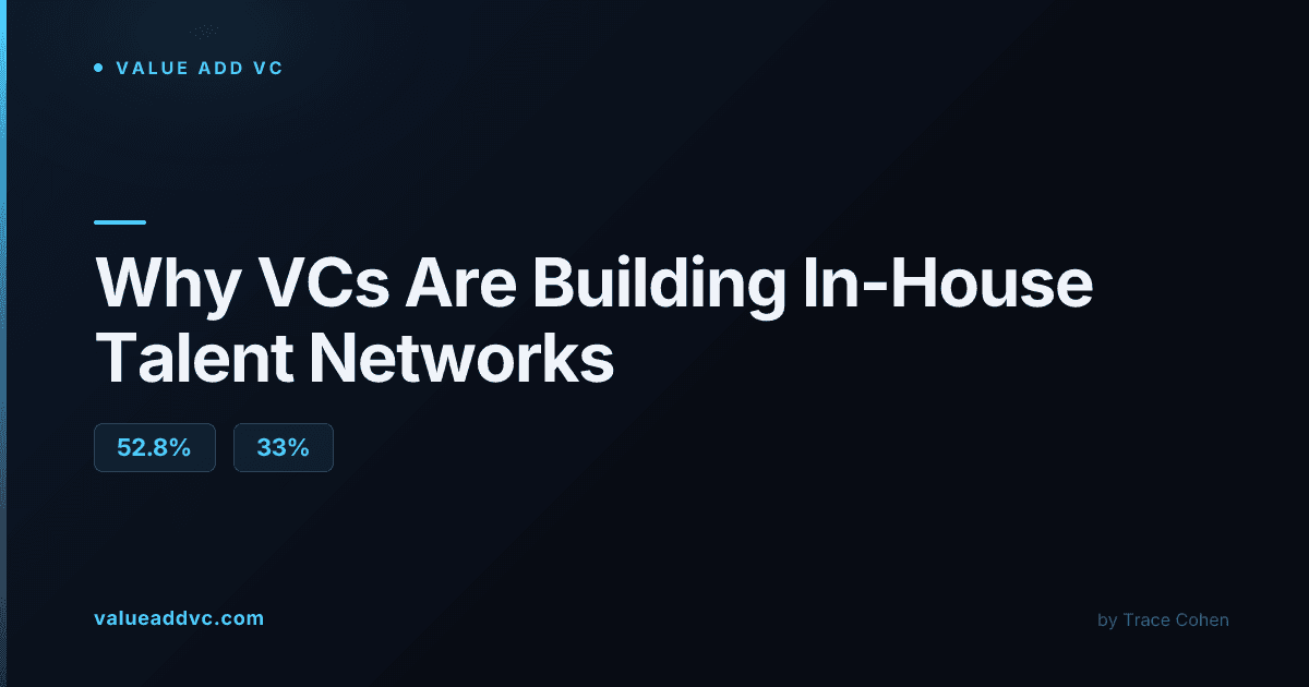 Why VC firms are building in-house talent networks instead of relying on recruiters