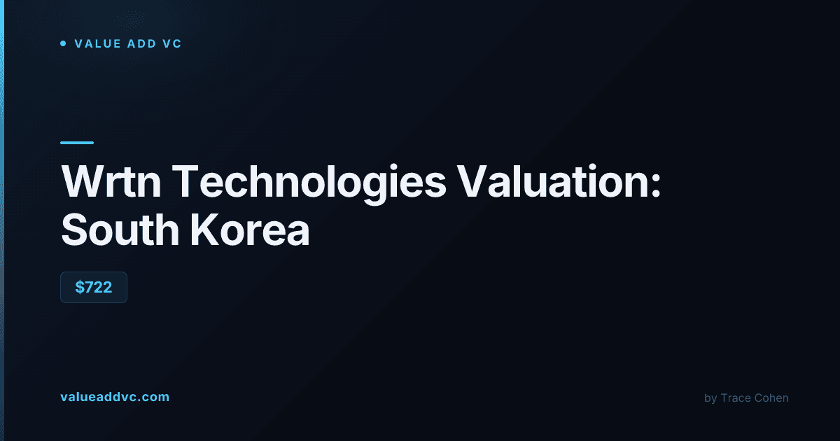 Wrtn Technologies valuation 2026: South Korea's AI app hits $722M+ after its Series C