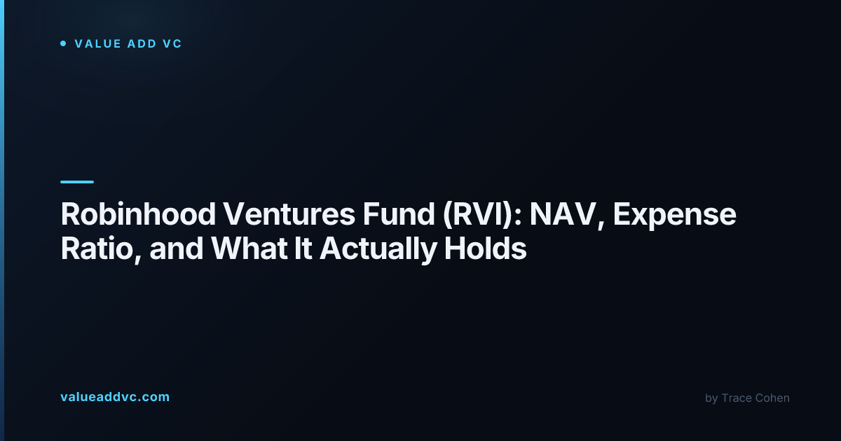 RVI Holdings & NAV 2026: SpaceX, OpenAI, Anthropic All Going Public ...