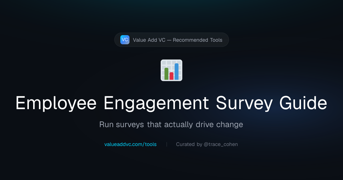 How to Run Employee Engagement Surveys — Step-by-Step Guide | Value Add VC