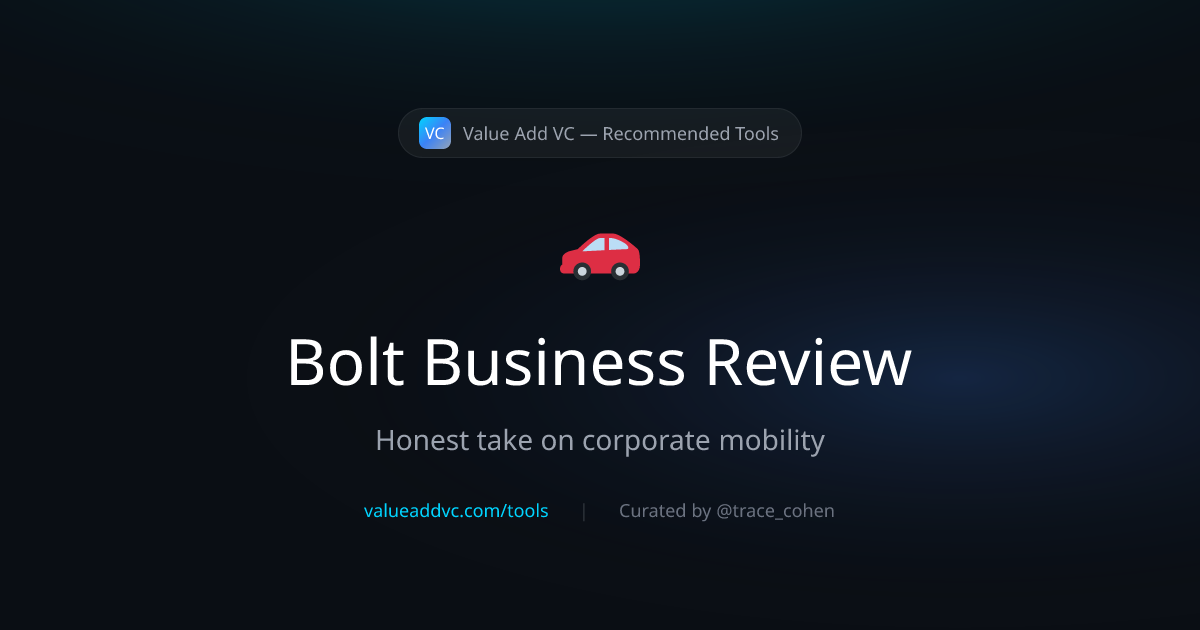 Bolt Business Review 2026: Honest Take on Corporate Ride-Hailing ...